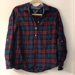 Tommy Hilfiger Plaid Top